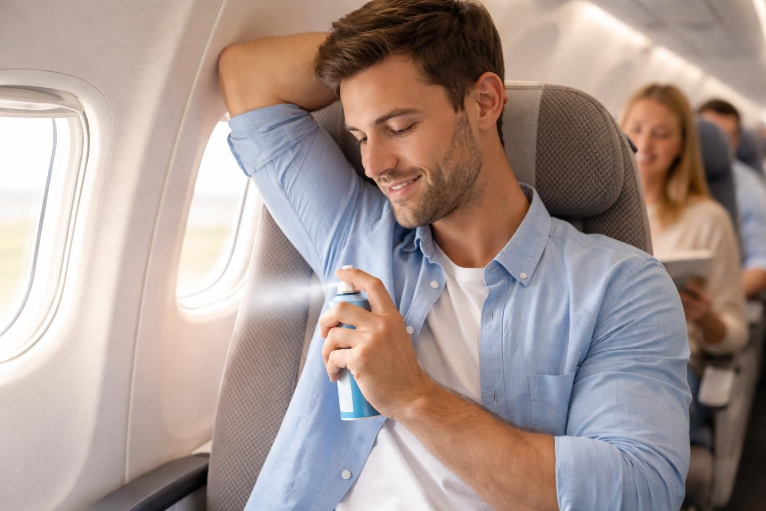 découvrez comment utiliser efficacement un déodorant en avion pour rester frais et éviter les mauvaises odeurs durant votre vol.
