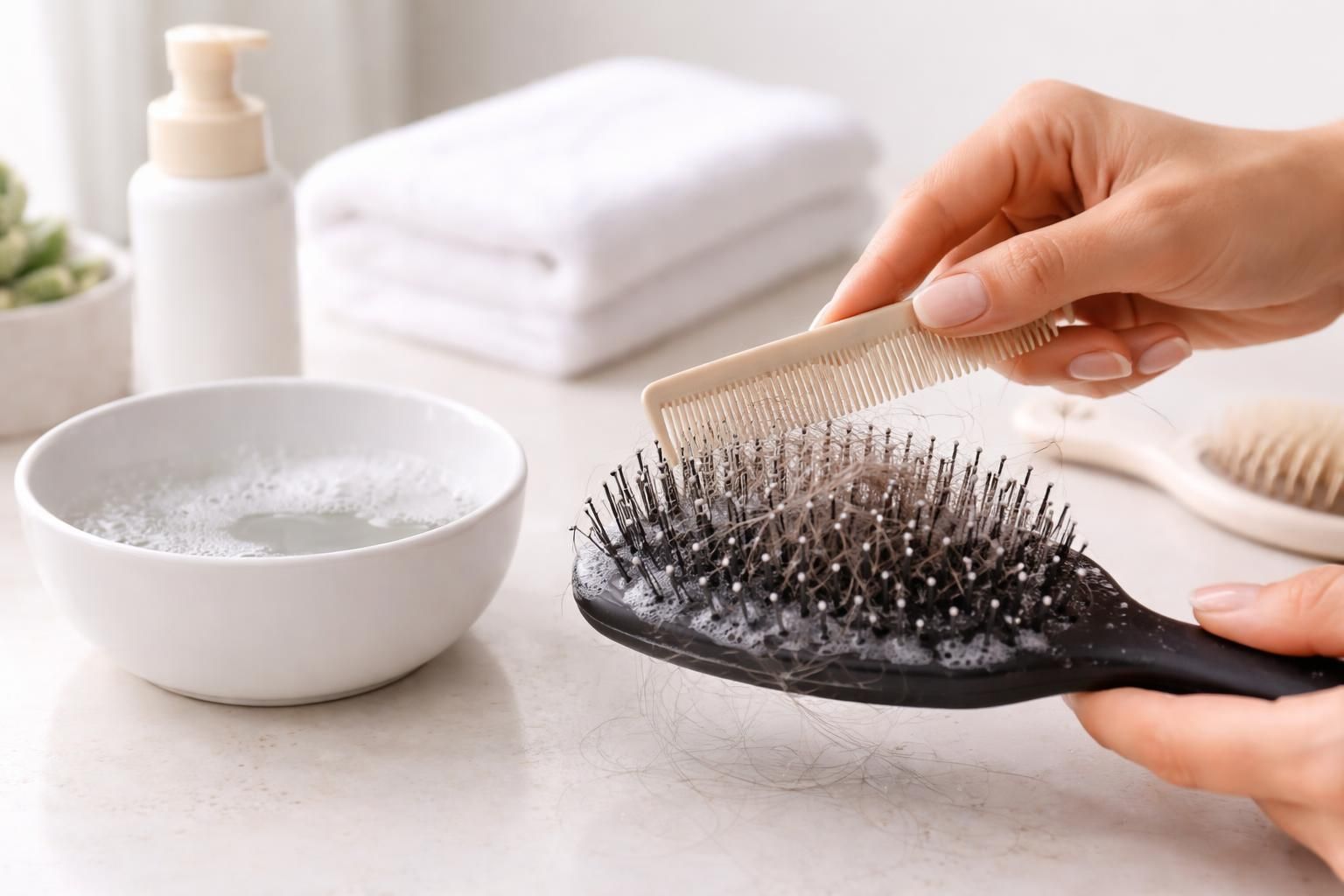 Comment Nettoyer Brosse à Cheveux