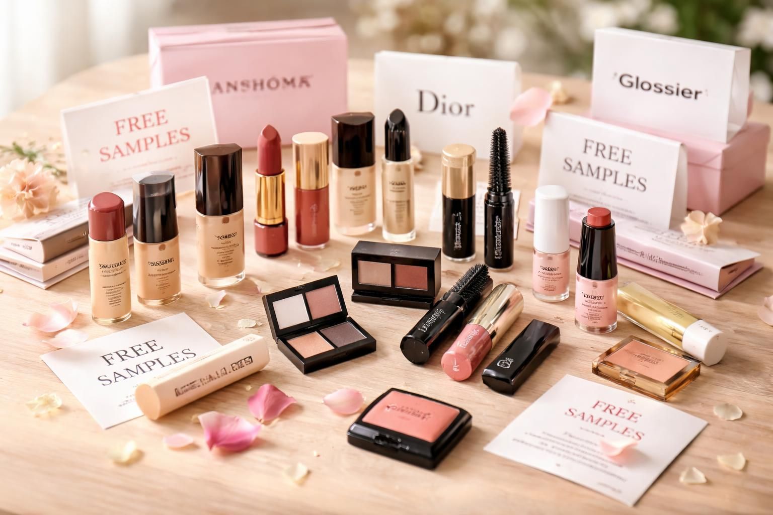 découvrez nos échantillons gratuits de maquillage avec les meilleures marques et profitez de bons plans exclusifs pour tester vos produits préférés sans dépenser.