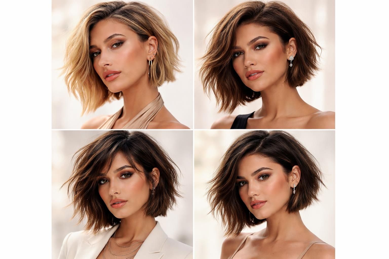 découvrez comment les célébrités adoptent avec élégance le carré plongeant court et destructuré pour un look moderne et stylé. inspirez-vous de leurs coiffures tendance dès maintenant !