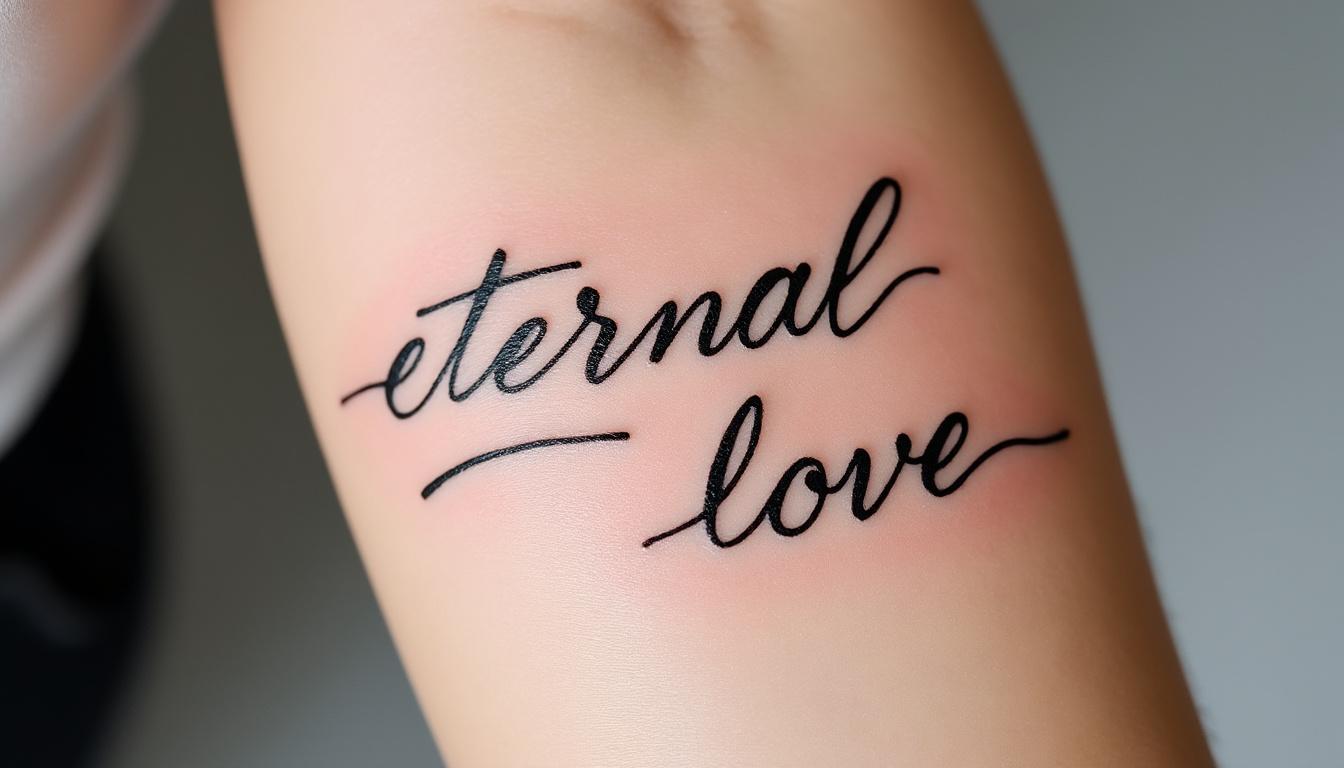 découvrez des idées de phrases pour un tatouage amour éternel, parfaites pour exprimer vos sentiments les plus profonds et graver à jamais une déclaration d’amour sur votre peau.