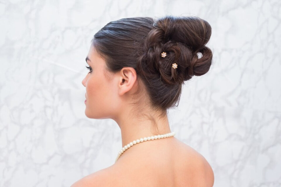 chignon haut