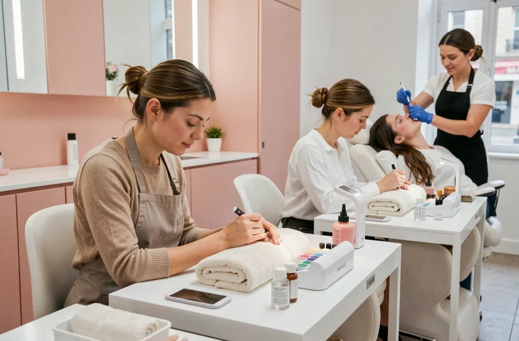 Salon MJ Nails Beauté dans le 5e arrondissement de Paris, onglerie et head spa en simultané