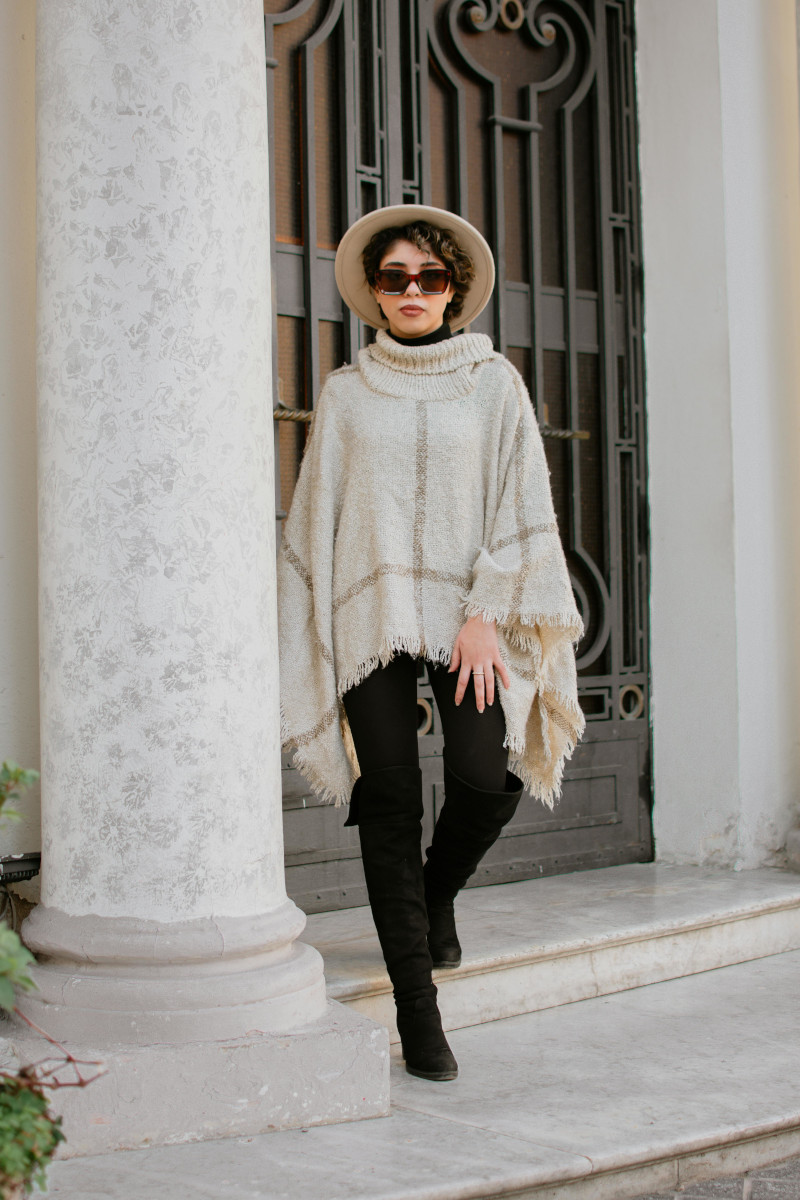 poncho mode contemporrain
