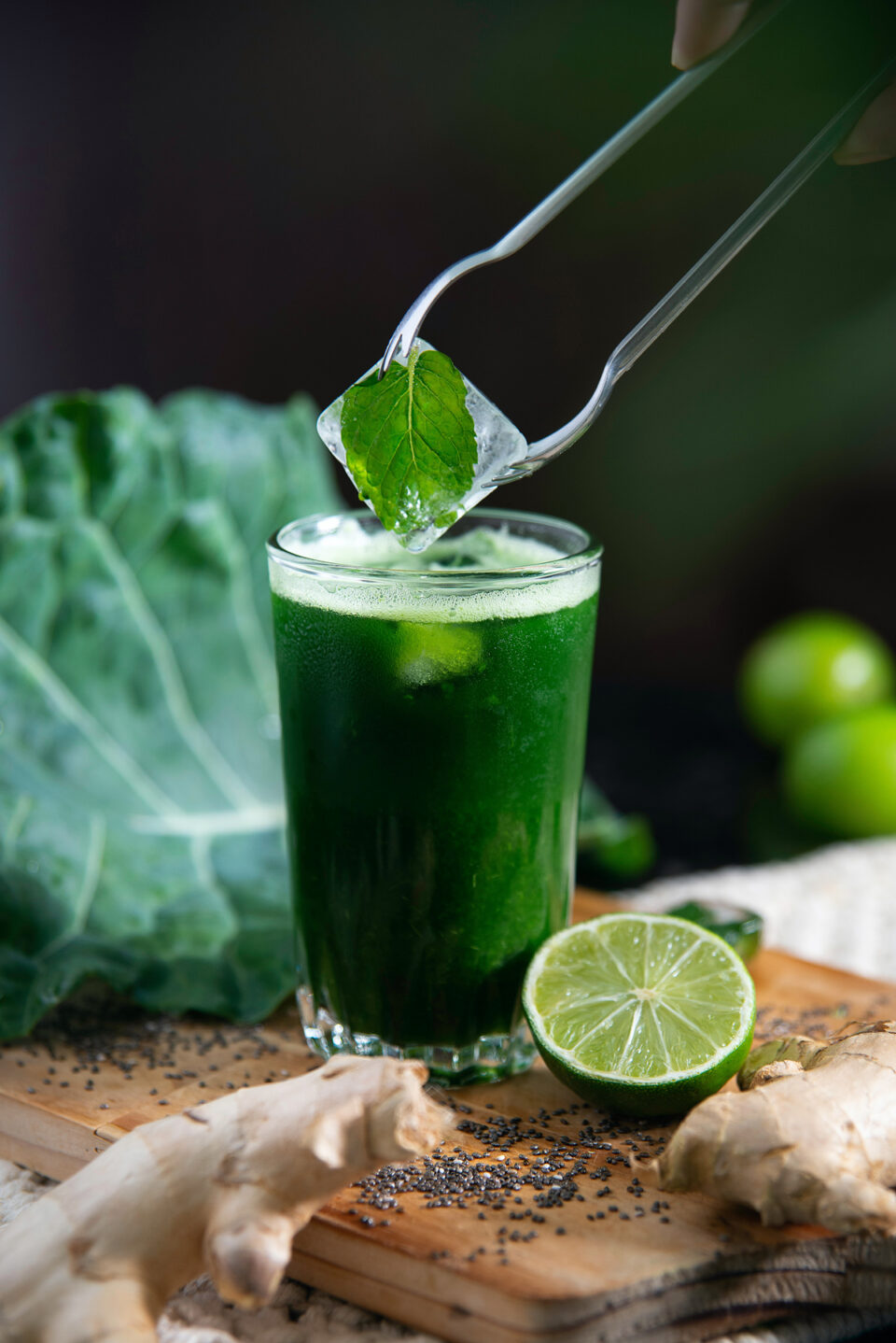 recettes de jus de légumes verts